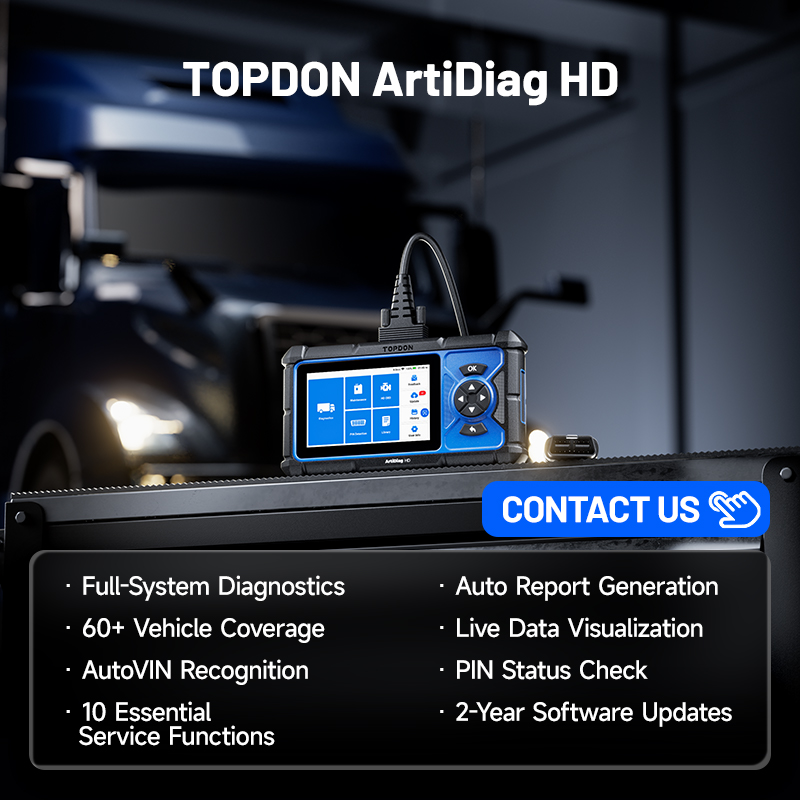 Car Diagnostic Tool - أداة تشخيص السيارات TOPDON Artidiag HD