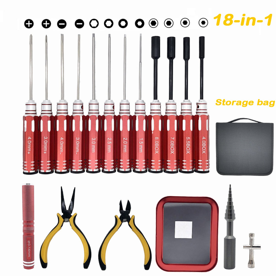 مجموعة أدوات RC 18 في 1، تتضمن - مراجعة Socket Set وسعره