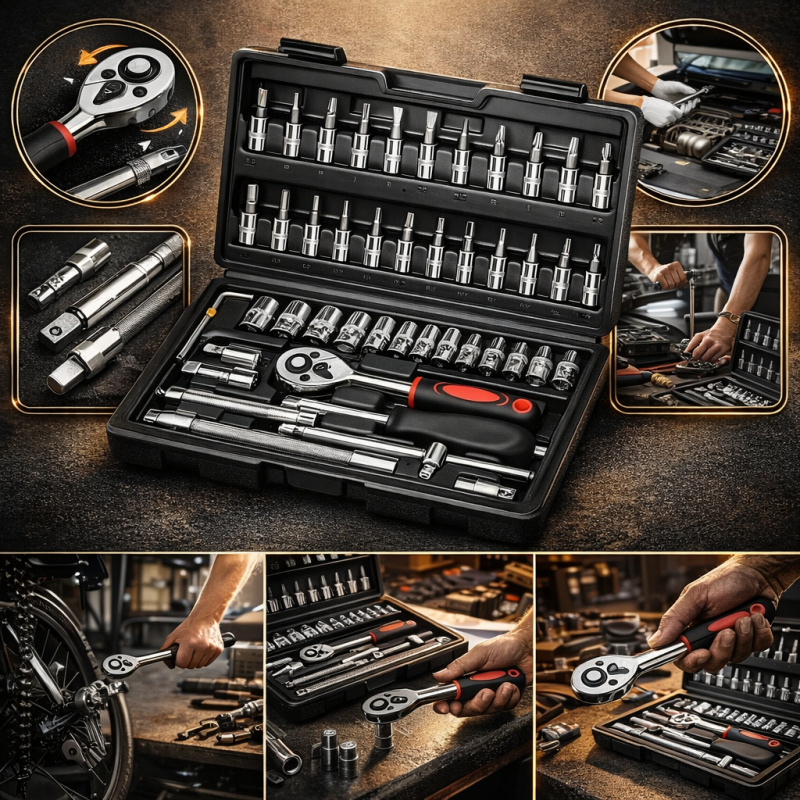 مجموعة أدوات إصلاح السيارات ال - مراجعة Socket Set وسعره